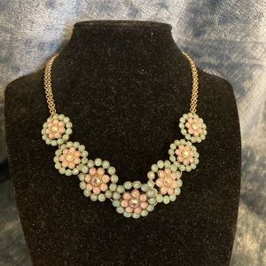 Pretty necklace, pink and pretty shade of blue